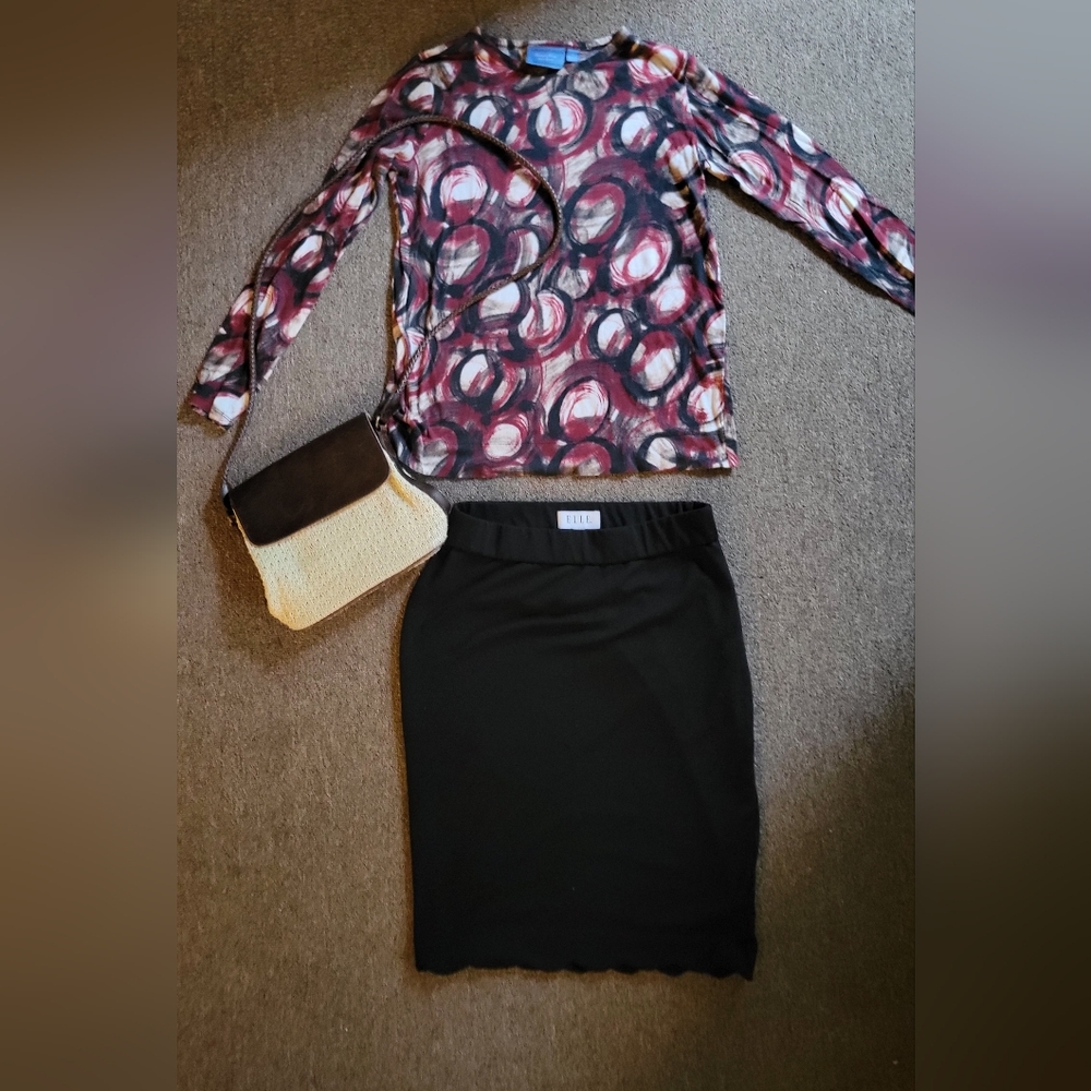 OUTFIT Bundle of 3 Size Small Skirt/Top /Purse